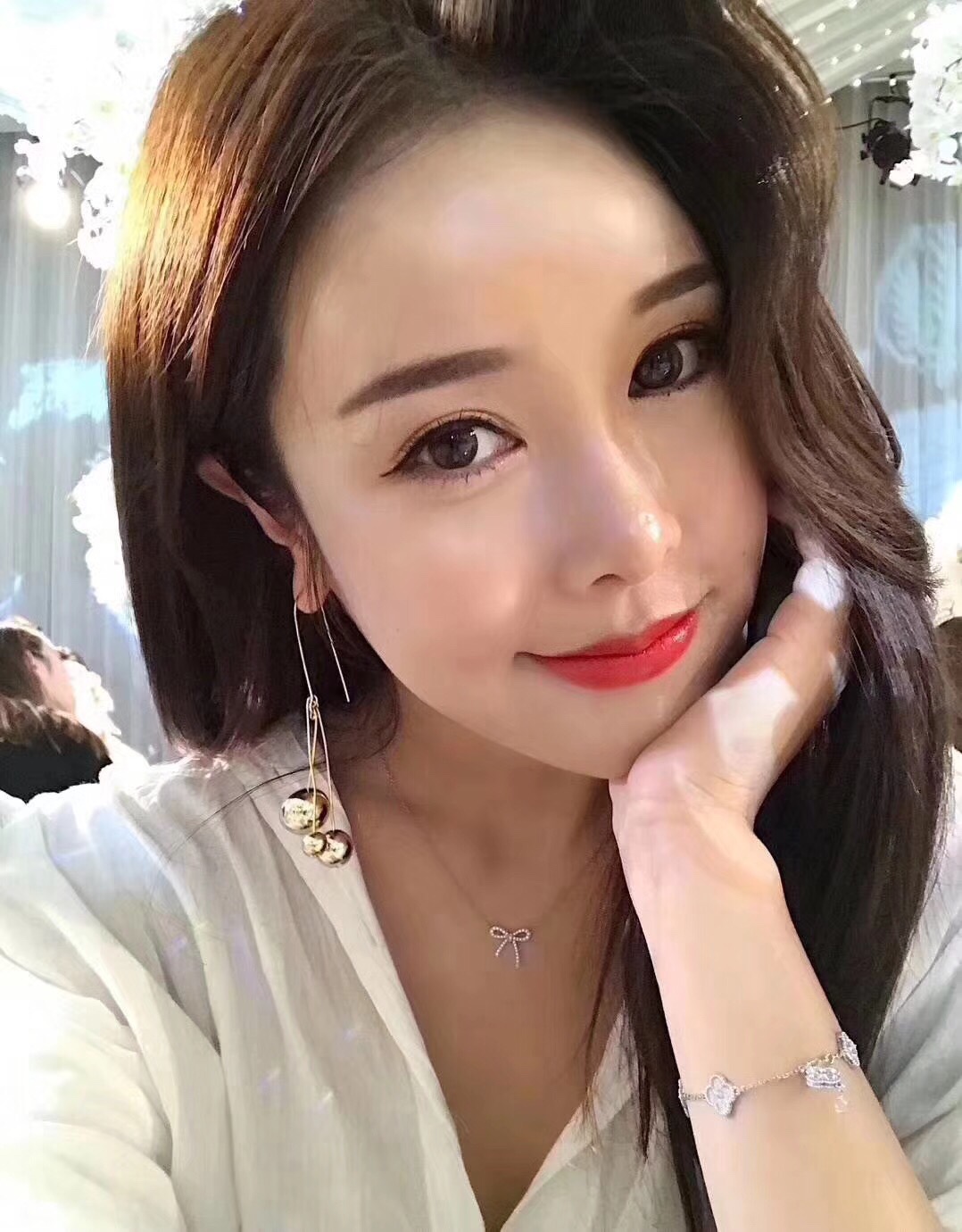 Tiffany Mini Full Diamond Bow Pendant Necklace - Original Replica Club