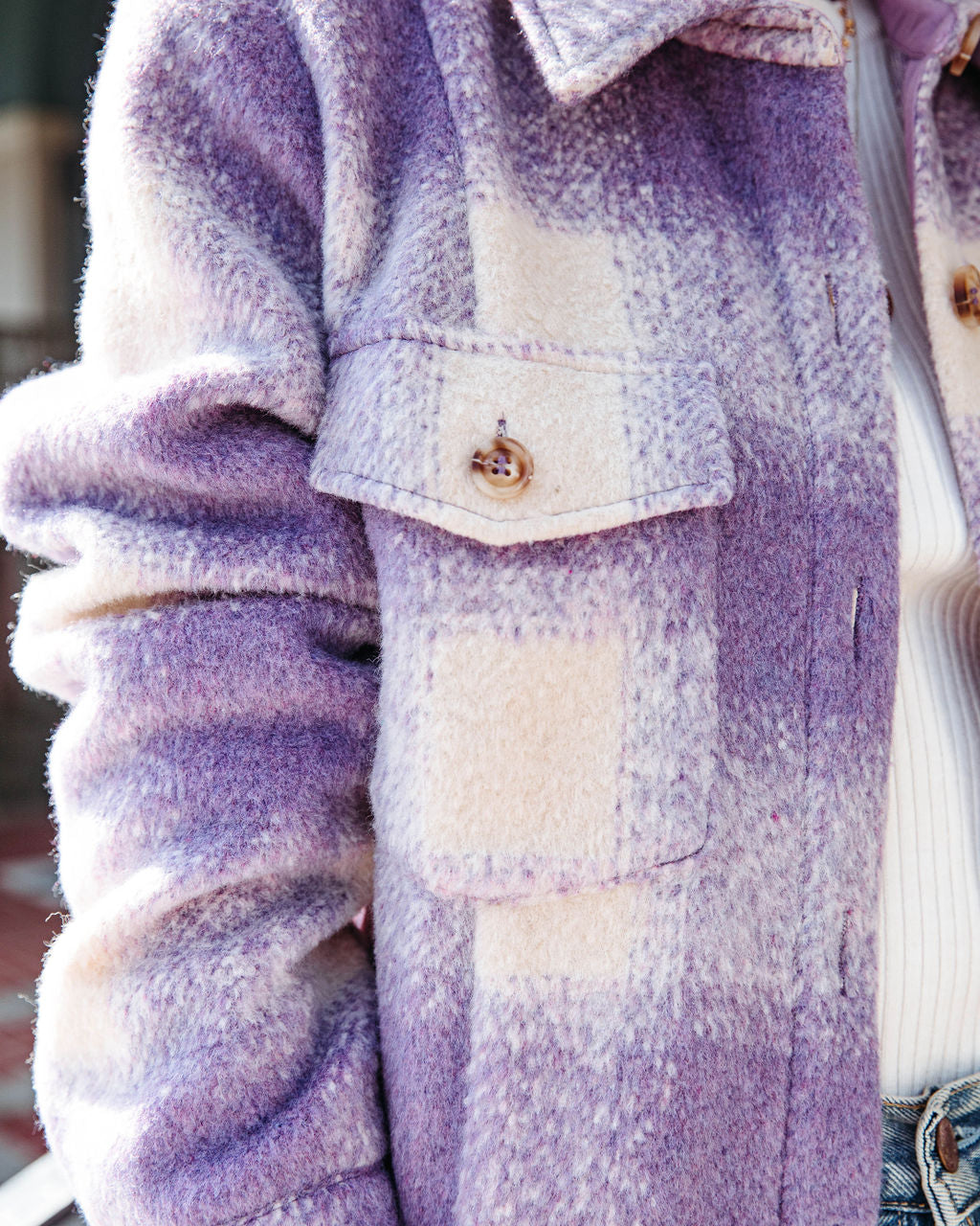 Aspen Is Calling Pocketed Plaid Jacket - SALE - Se7enfashion