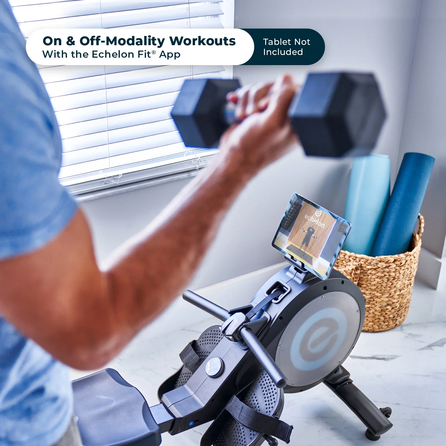 Echelon Row Sport 2 Foldable Rowing Machine with Magnetic Resistance & Bluetooth - Image 6