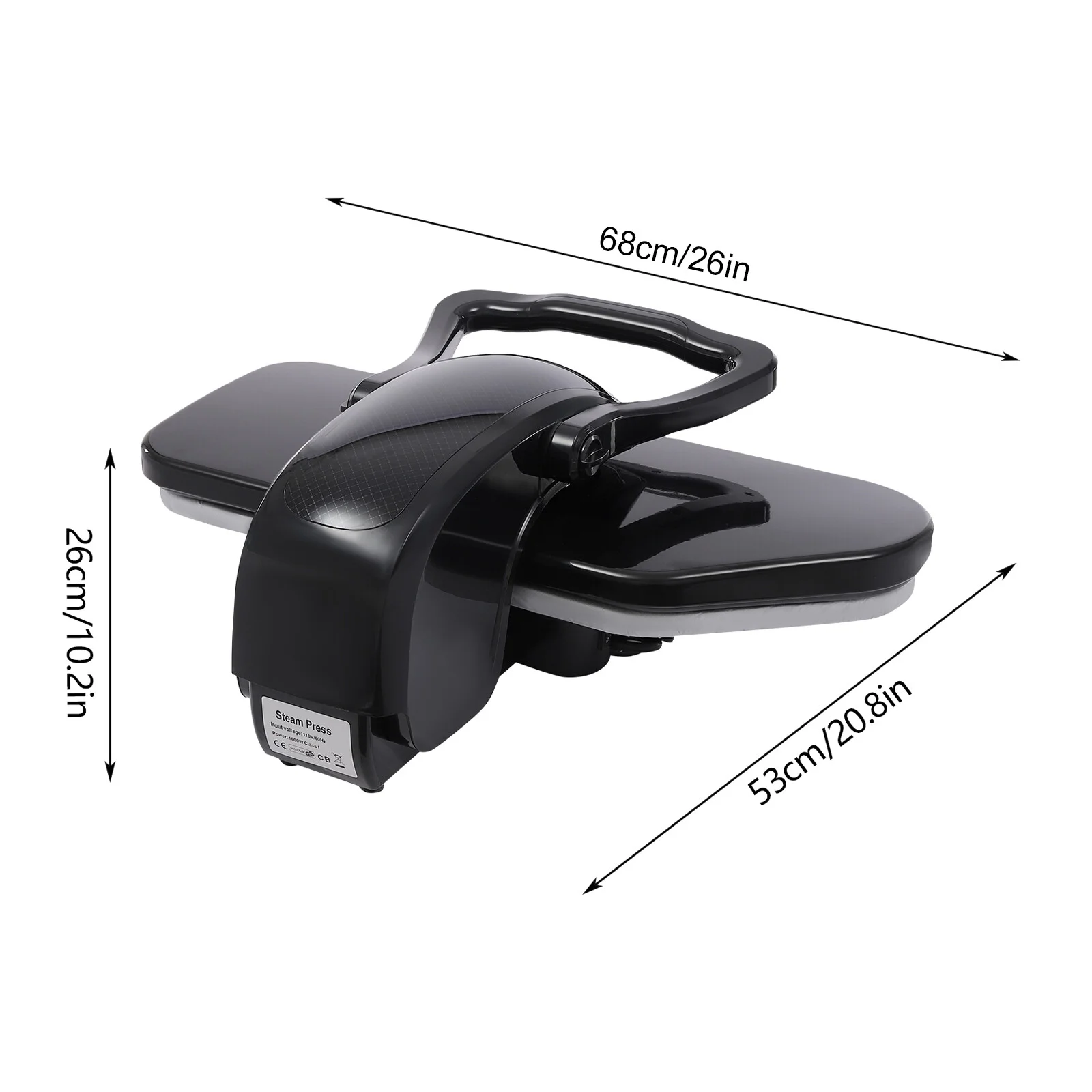 1600W Intelligent Steam Fabric Press - Touch Screen Steam Iron with 5 Modes - Model 8810D for Quick & Efficient Wrinkle Removal - Image 12