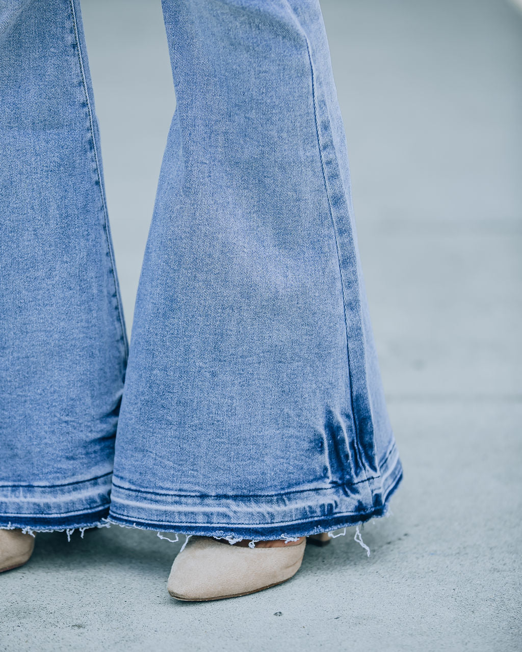 Aria High Rise Bell Bottom Denim - FINAL SALE - Se7enfashion