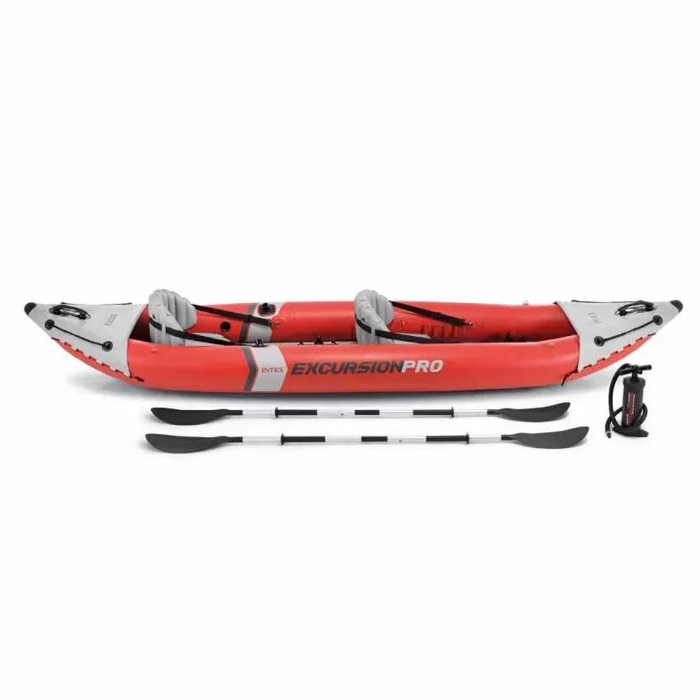 Intex Excursion Pro And Explorer K2 2-Person Inflatable Kayak Bundle With Oars And Pump - Image 3 Intex Excursion Pro And Explorer K2 2-Person Inflatable Kayak Bundle With Oars And Pump - Image 3