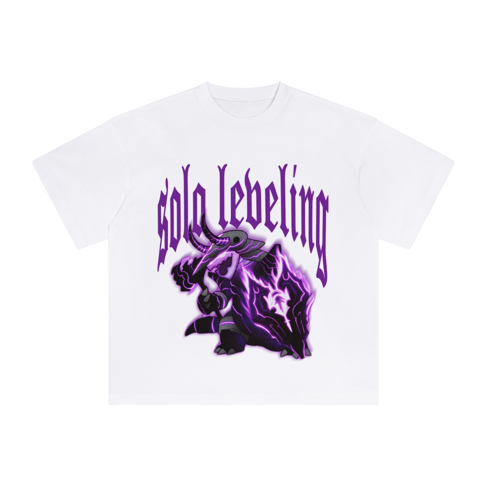 Unisex Anime Inspired Washed  Vintage T-Shirt