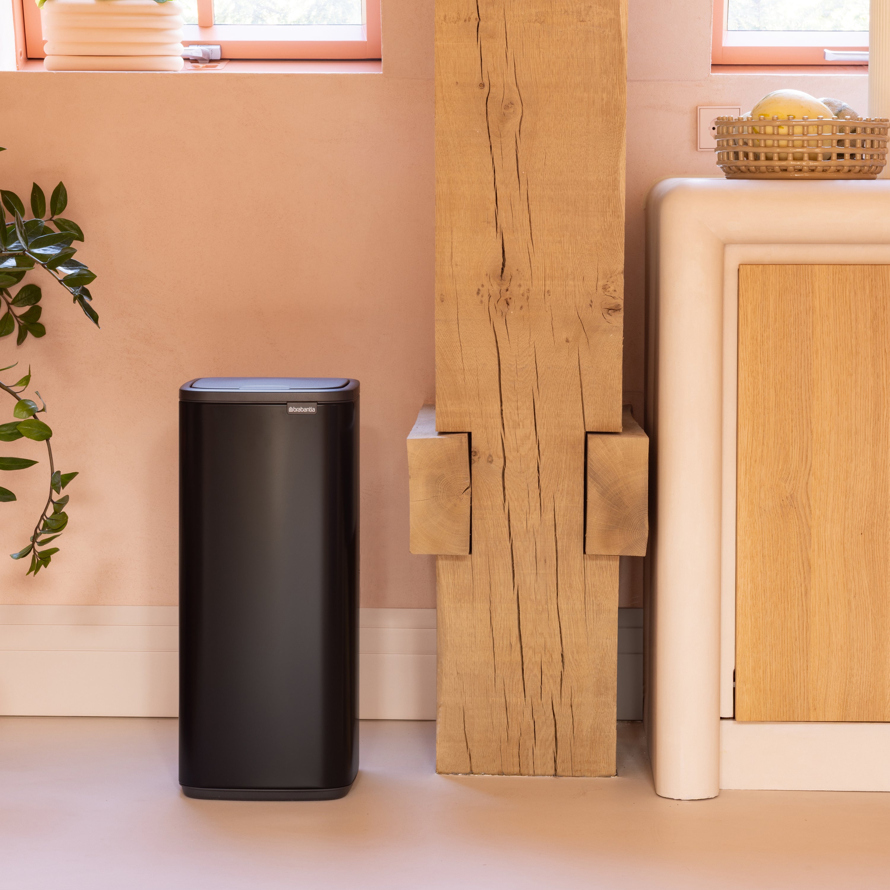 Brabantia Bo Touch Bin Prullenbak 30 L - Matt Black