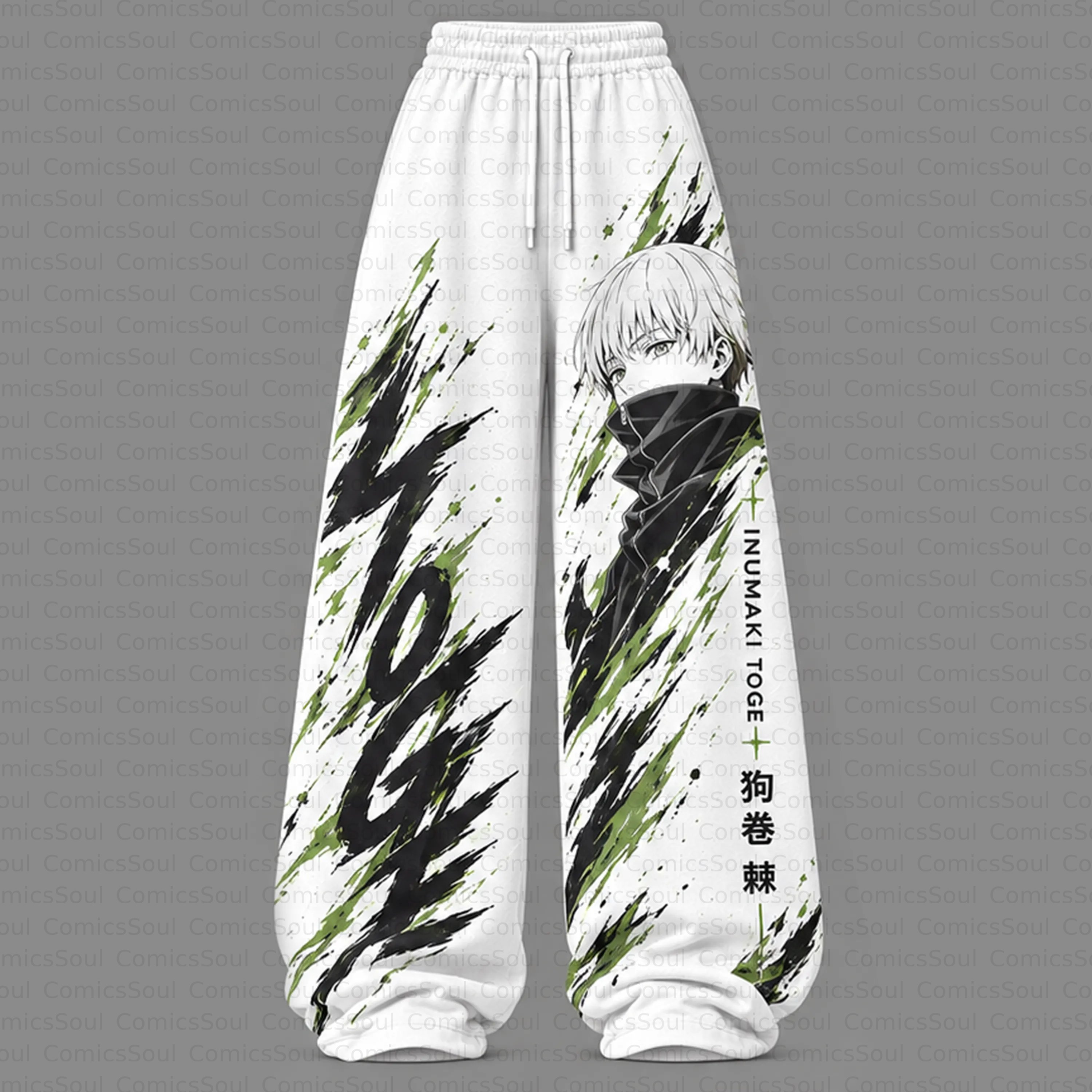 Jujutsu Kaisen Cropped Long Sleeve Hoodie & High Waist Jogger Pants Two Piece TeeThreads Sustain the Scene with Custom Apparel