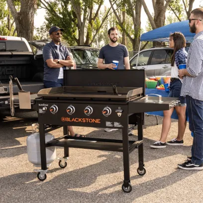 Blackstone Original 4-Burner 36" Propane Omnivore Griddle with Hard Cover
