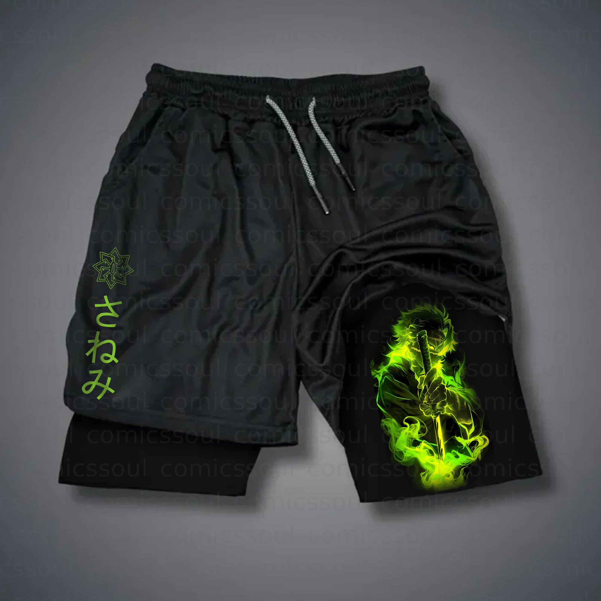 Unisex Casual Anime Streetwear Shorts 丨Comicssoul