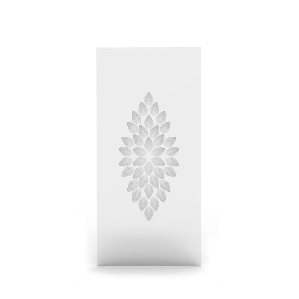 PANNEAU D'ESPACE LANGUEDOC - CRISTAL INCOLORE, VERRE SATINÉ, GRAND MODÈLE