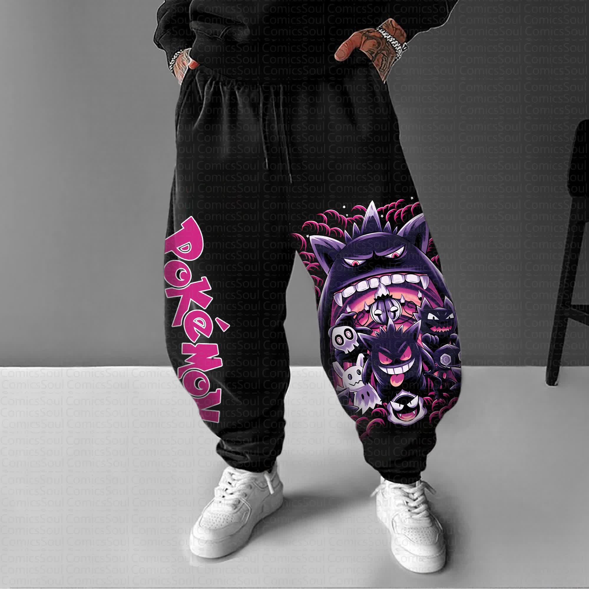Unisex Anime Inspired Vintage Pants丨Comicssoul