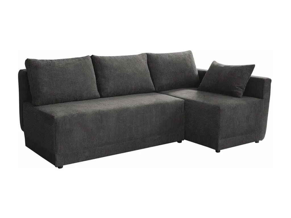 Sofá rinconero Homepleno 149 Gris Función de descanso Caja de ropa de cama 210x135cm 81123omwf