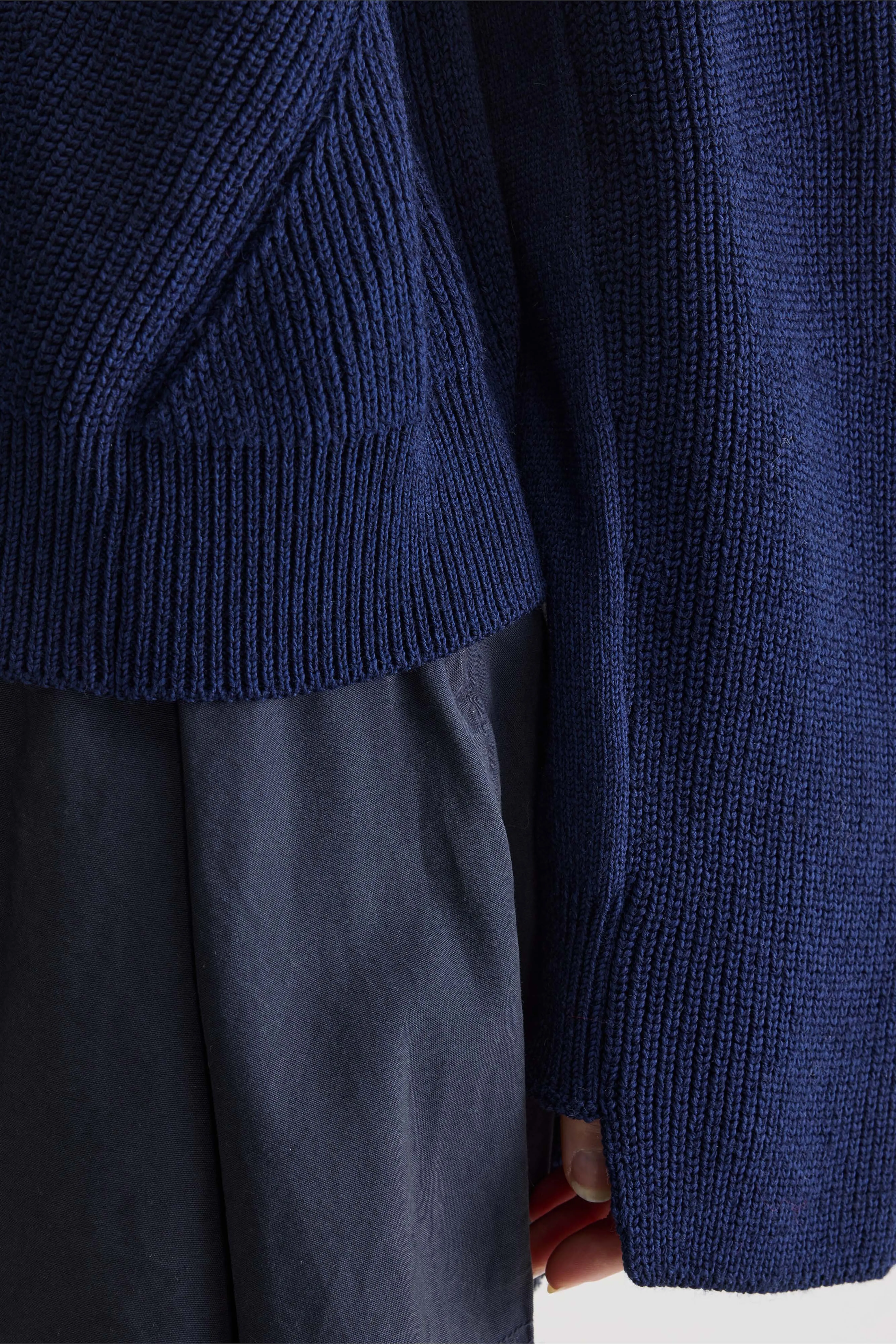 Bellerose Aoth cropped sweater (261 / W / NAVY)