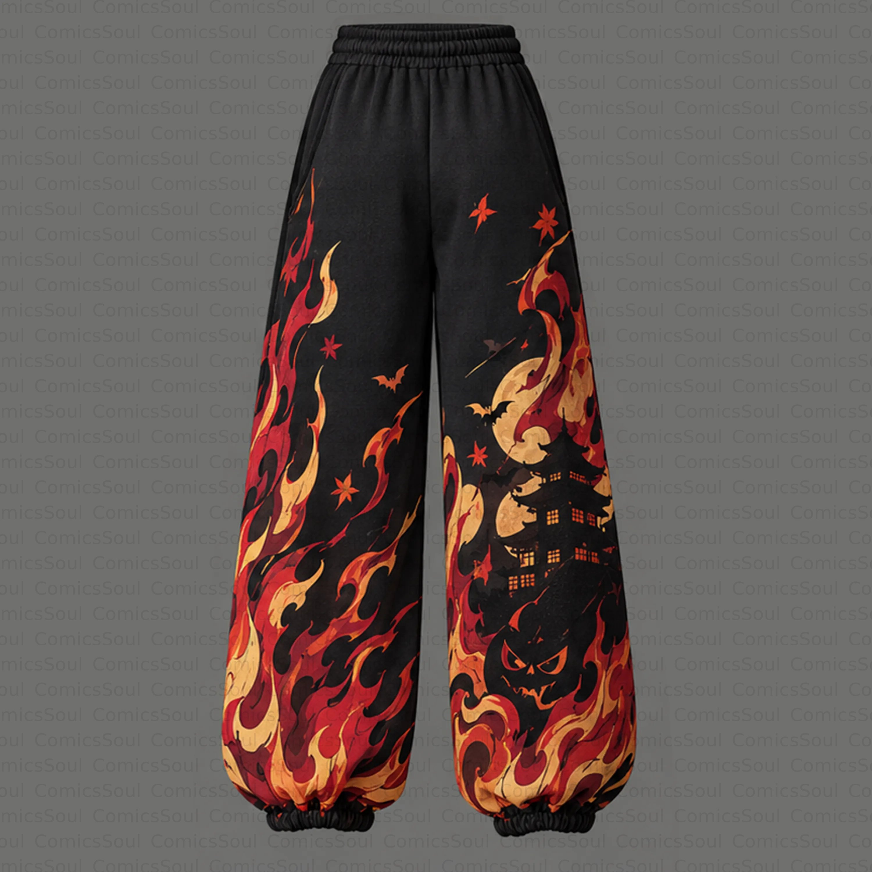 Demon Slayer Cropped Long Sleeve Hoodie & High Waist Jogger Pants Two Piece TeeThreads Sustain the Scene with Custom Apparel