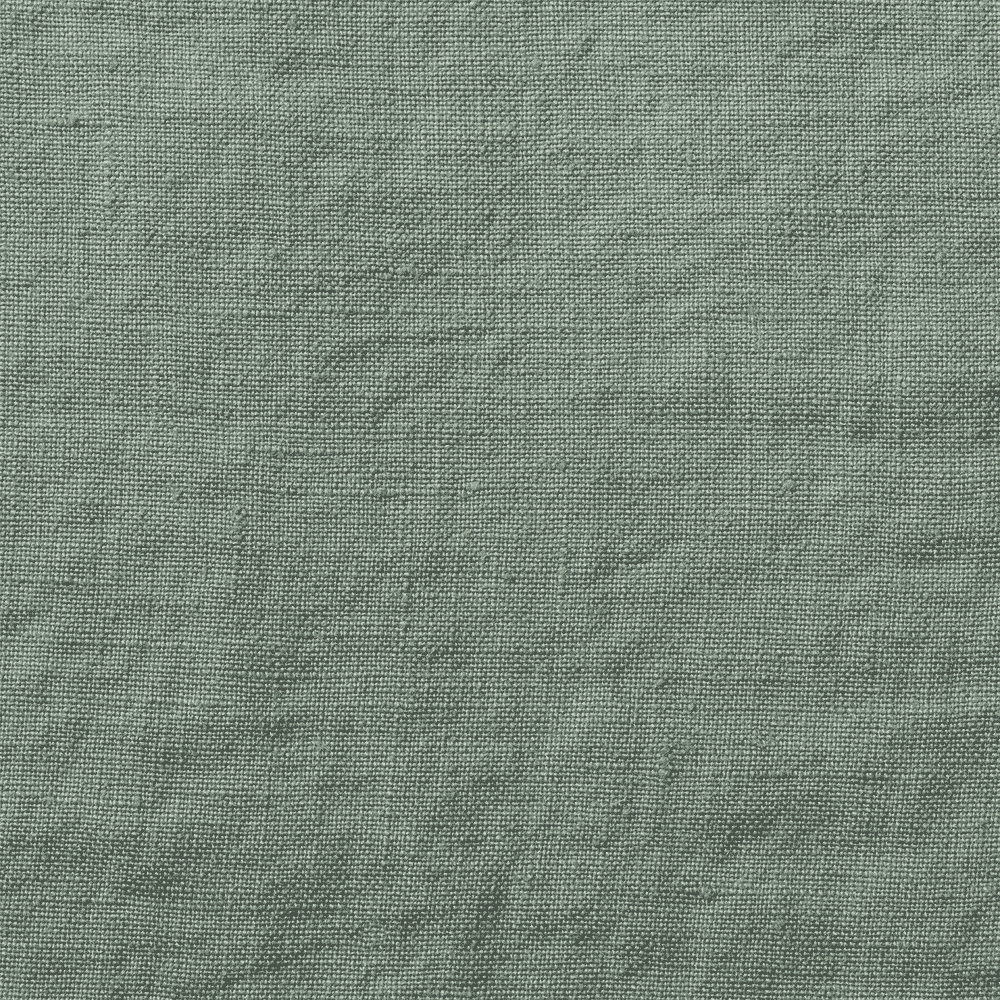 Drap plat en lin lavé - Vert Brasilia