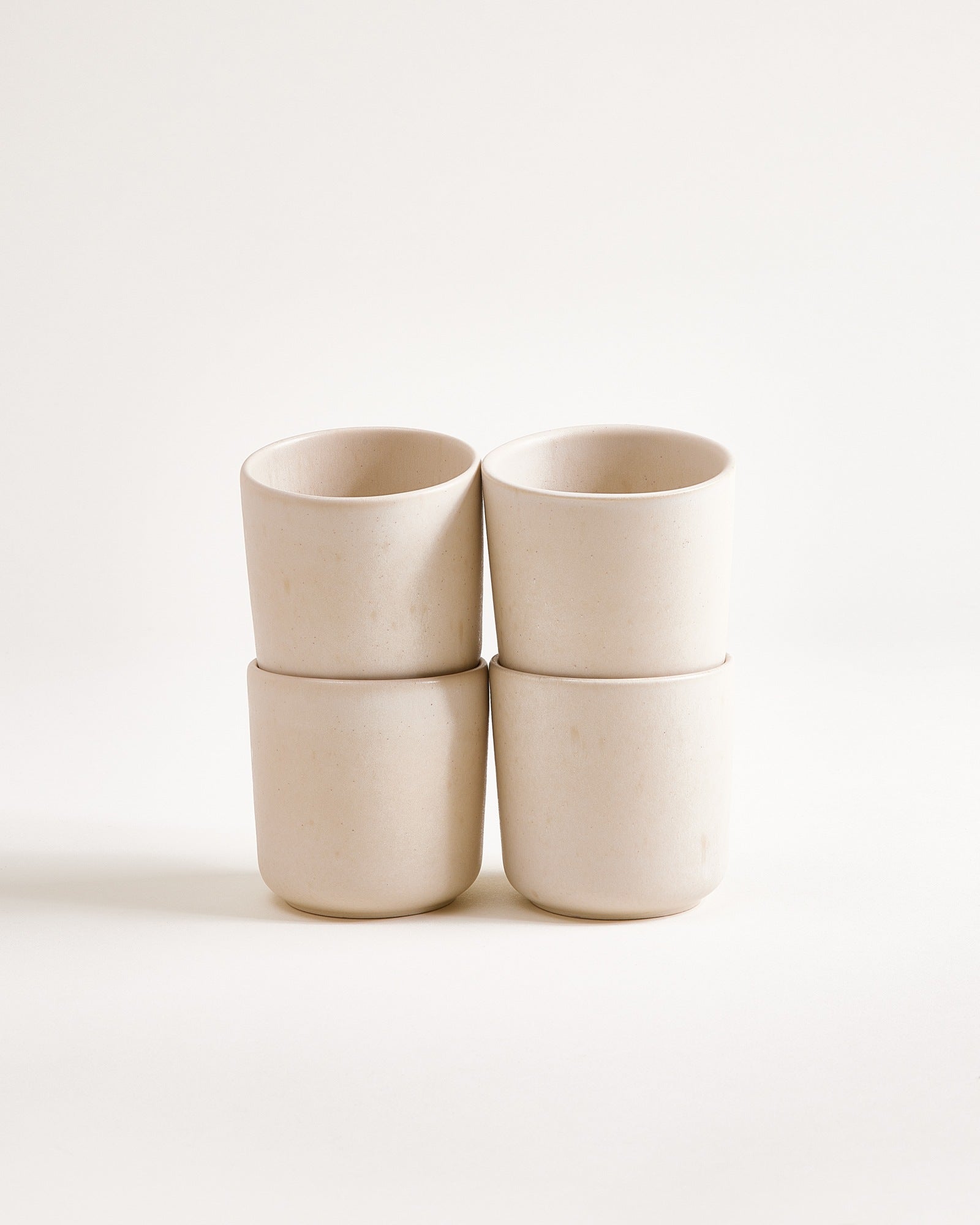 Sintra Becher klein sand 4er-Set