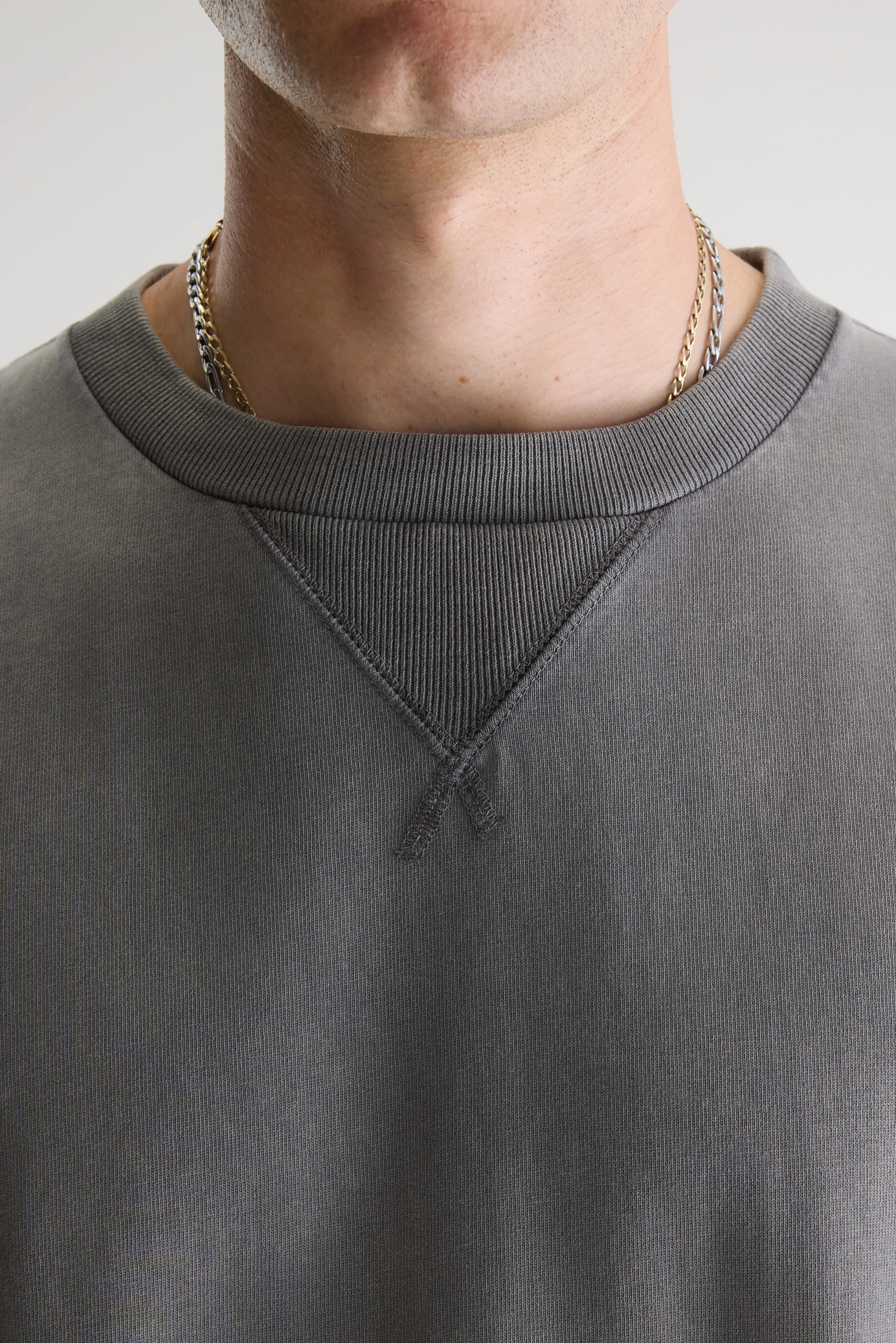 Bellerose Fantom short sleeve t-shirt (261 / M / OXYD GREY)