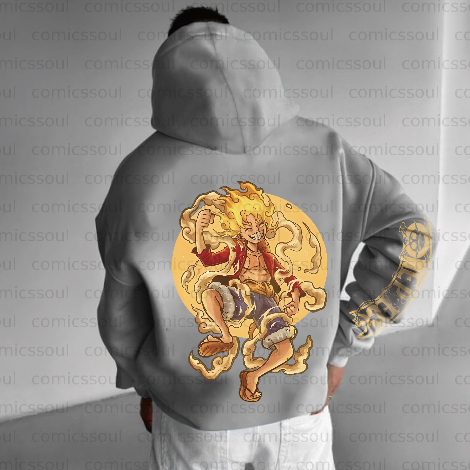 Unisex Anime Graphic Streetwear Vintage Plush Hoodie