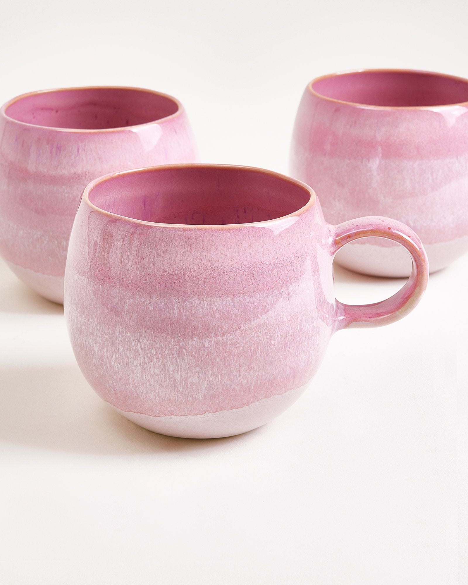 Bica Tasse groß pink 4er-Set