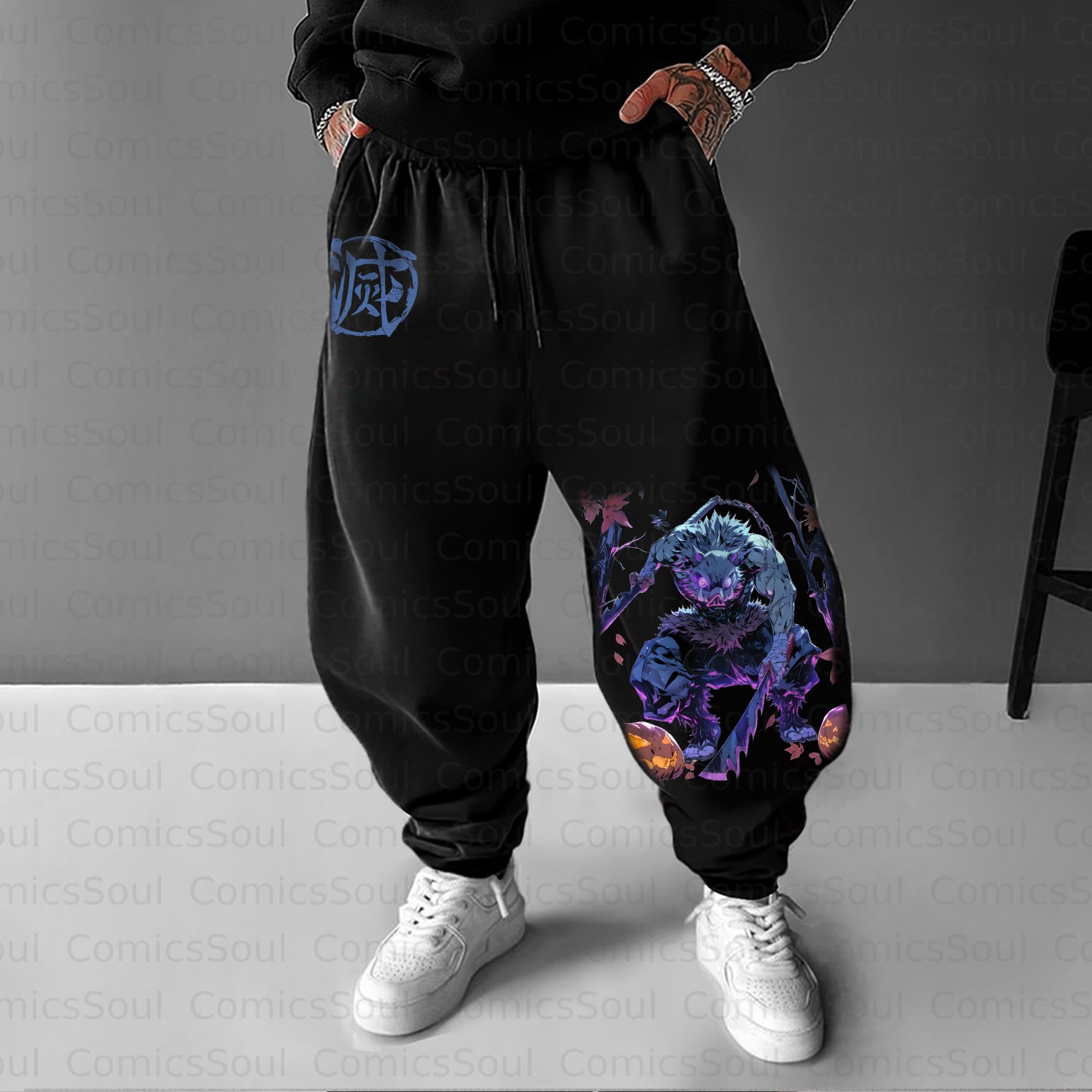 Unisex Halloween Anime Inspired Vintage Pants