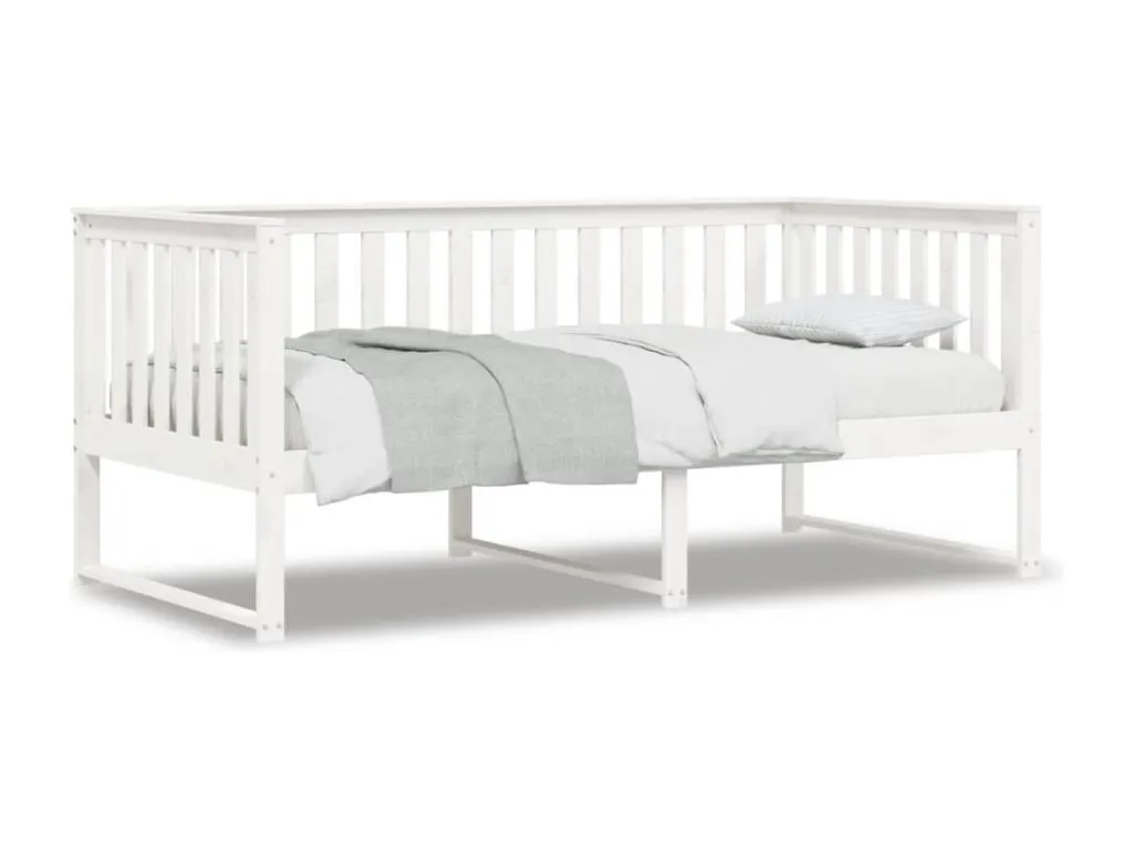 Sofá cama de Francomuebleses maciza de Francomuebleses blanco 100x200 cm