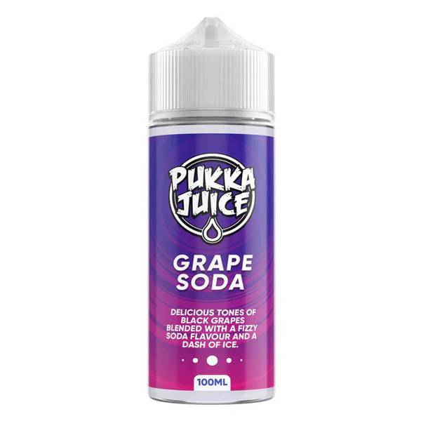 PUKKA JUICE E LIQUID 100ML GRAPE SODA