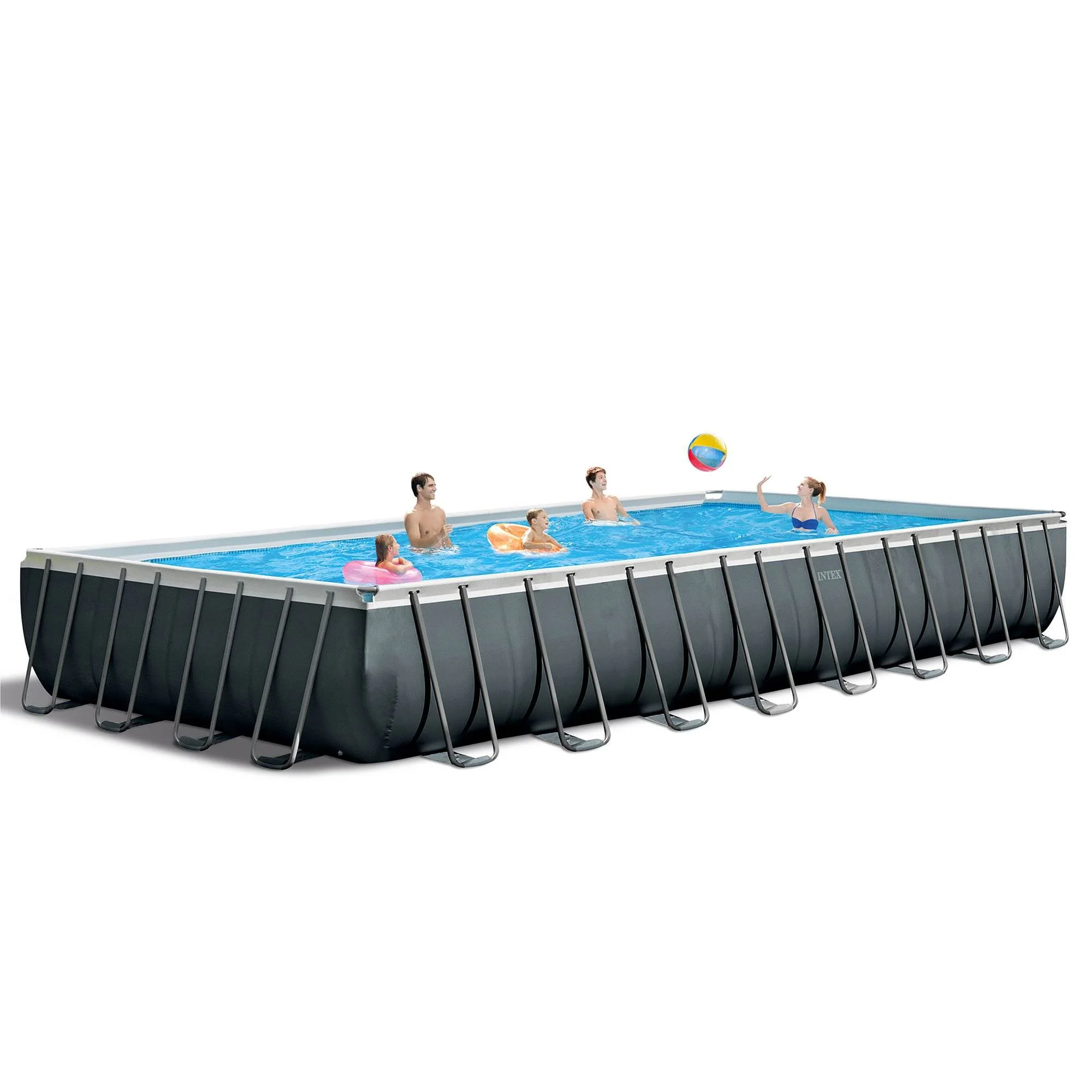 Intex 24' x 12' x 52" Ultra XTR Rectangular Frame Swimming Pool Set + Pump - Image 10
