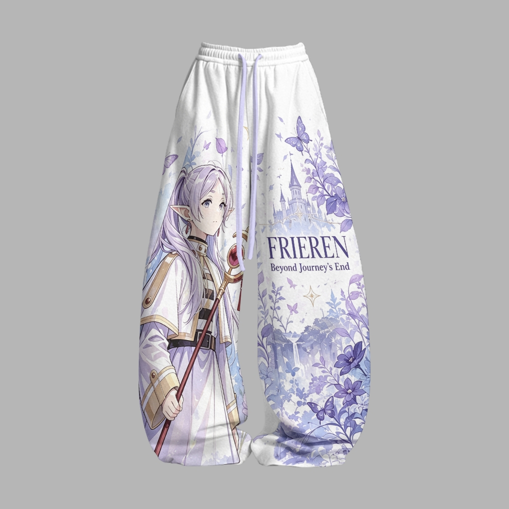 FRIEREN Hoodie & Pants TwoPiece Tracksuit Set TeeThreads Sustain the Scene with Custom Apparel