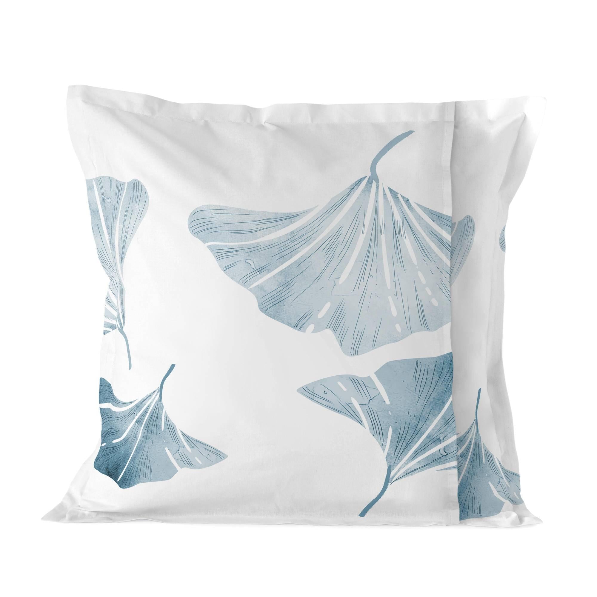 Blanc Kussensloop Ginkgo