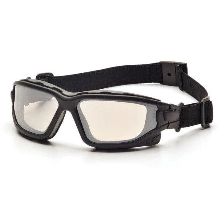 Pyramex I-Force Safety Glasses Black, Foam-Padded, with Indoor-Outdoor Anti-Fog Lenses - KTF Painting Interior Exterior