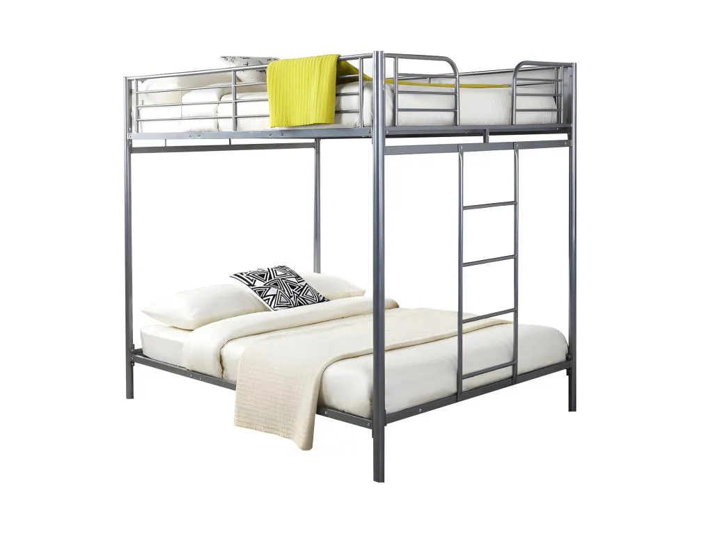 Cama litera 2x140x190 cm - Prietocasa - Color plata - Prietocasa II