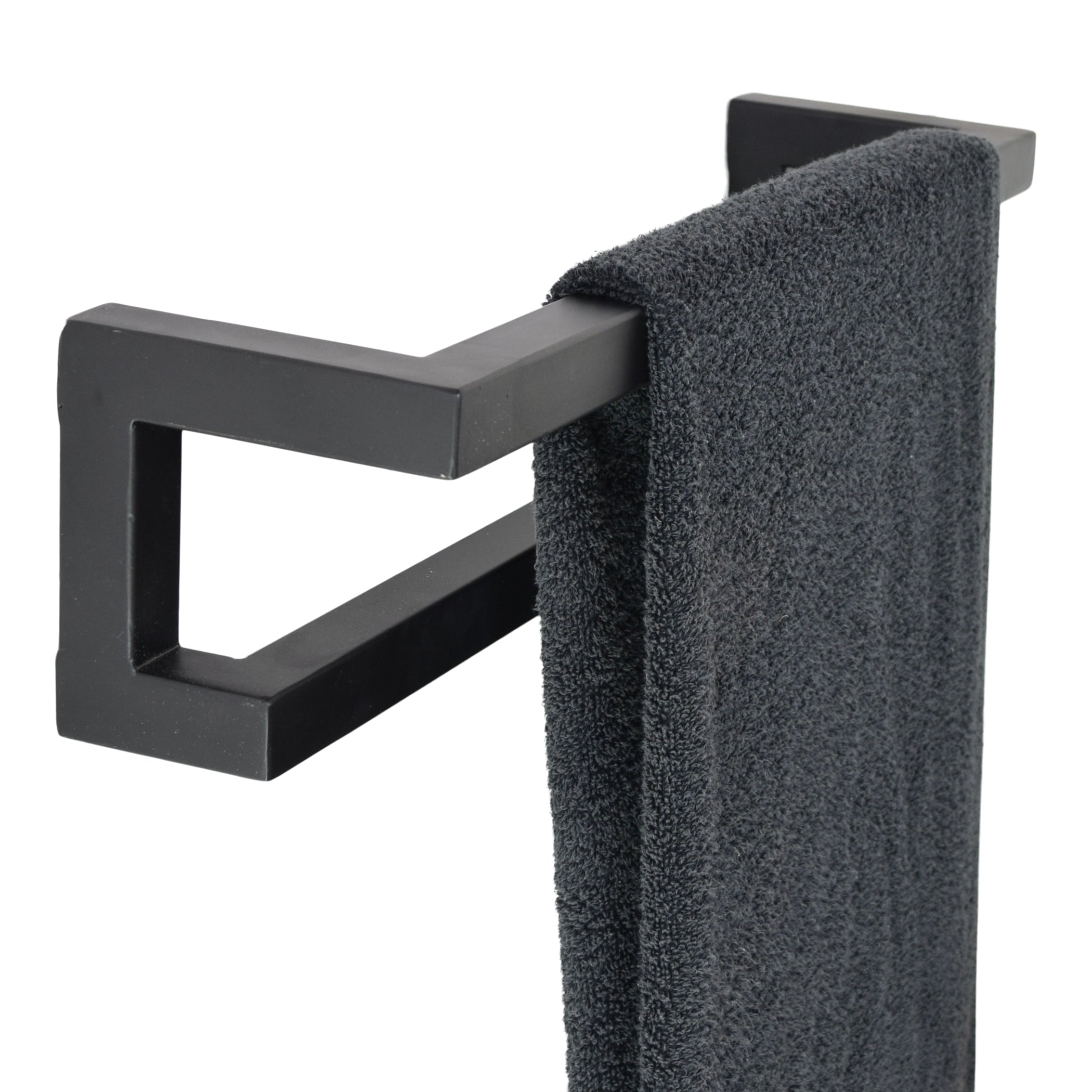 LOFT42 Firm Wandhanddoekenrek - Zwart - Metaal