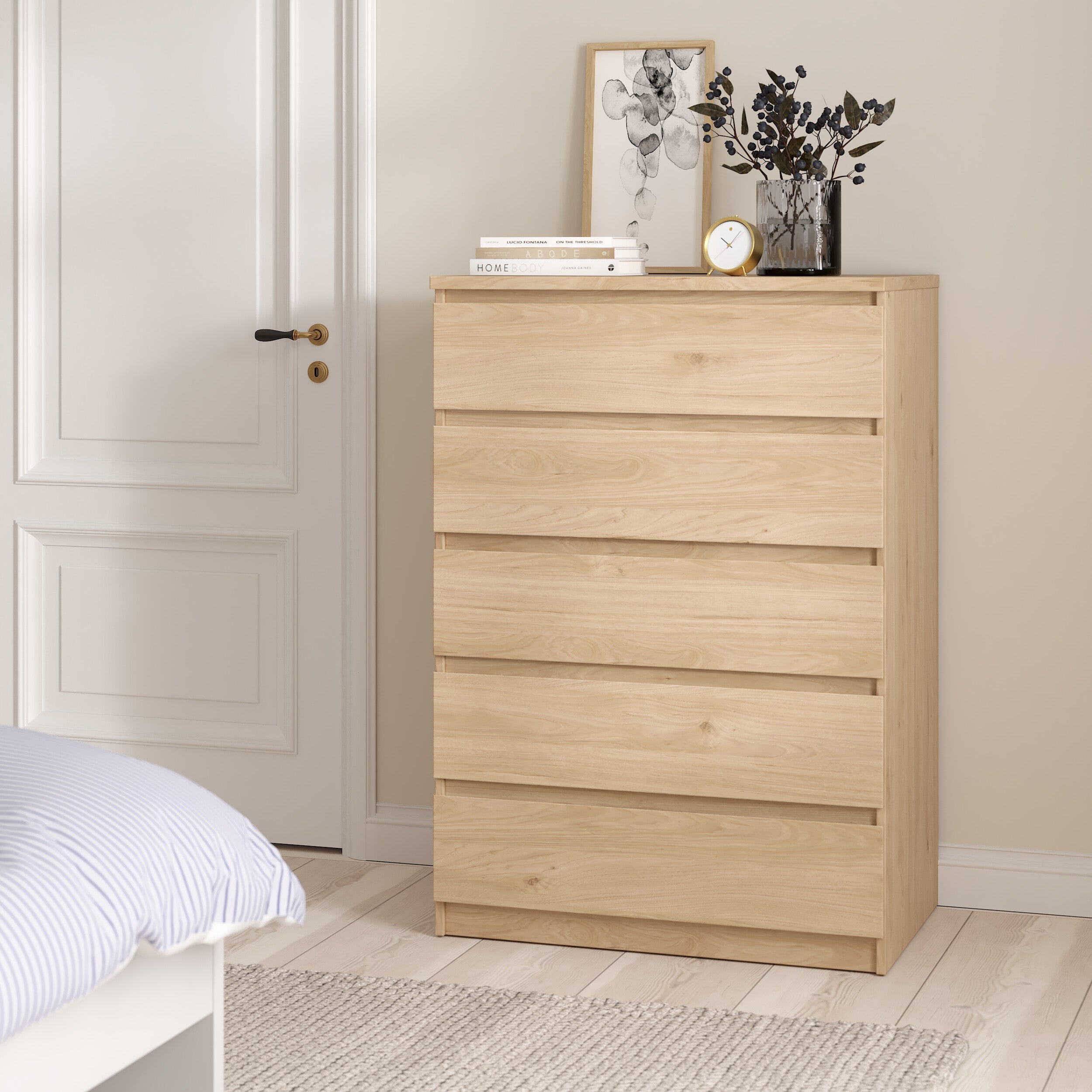 Blokker basic Slide Ladekast 5 lades - Eiken