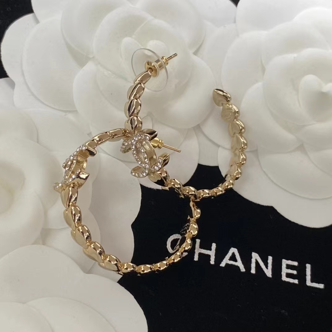 Chanel C Shape Earrings - Original Replica Club