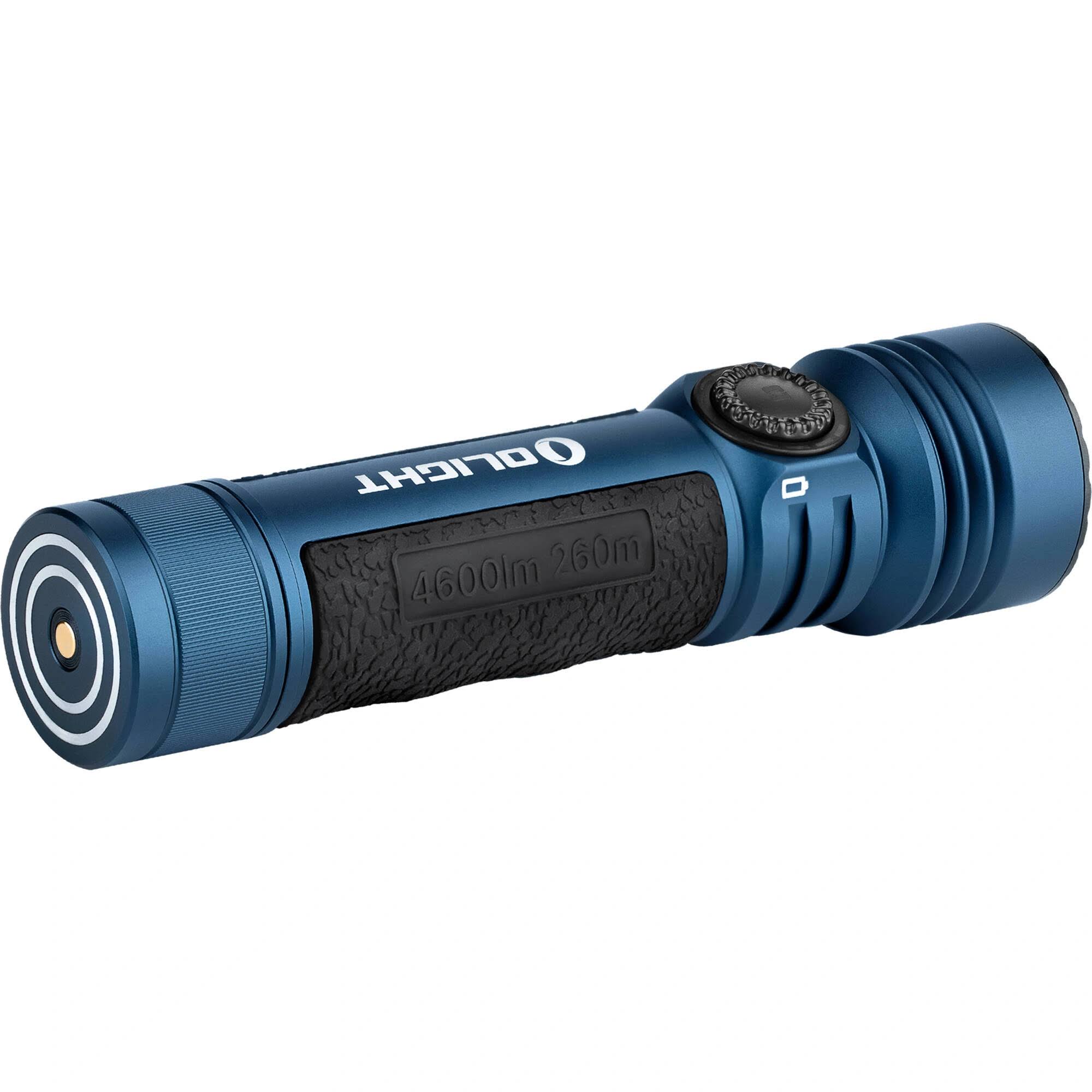 Olight Seeker 4 Pro LED Flashlight Blue 46000 Lumens(Blue)