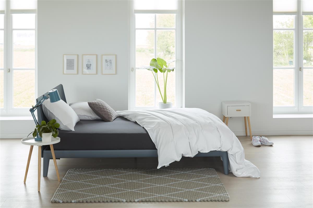 Beddinghouse Jersey - Topper Hoeslaken - 70/80x200/220 - Antraciet