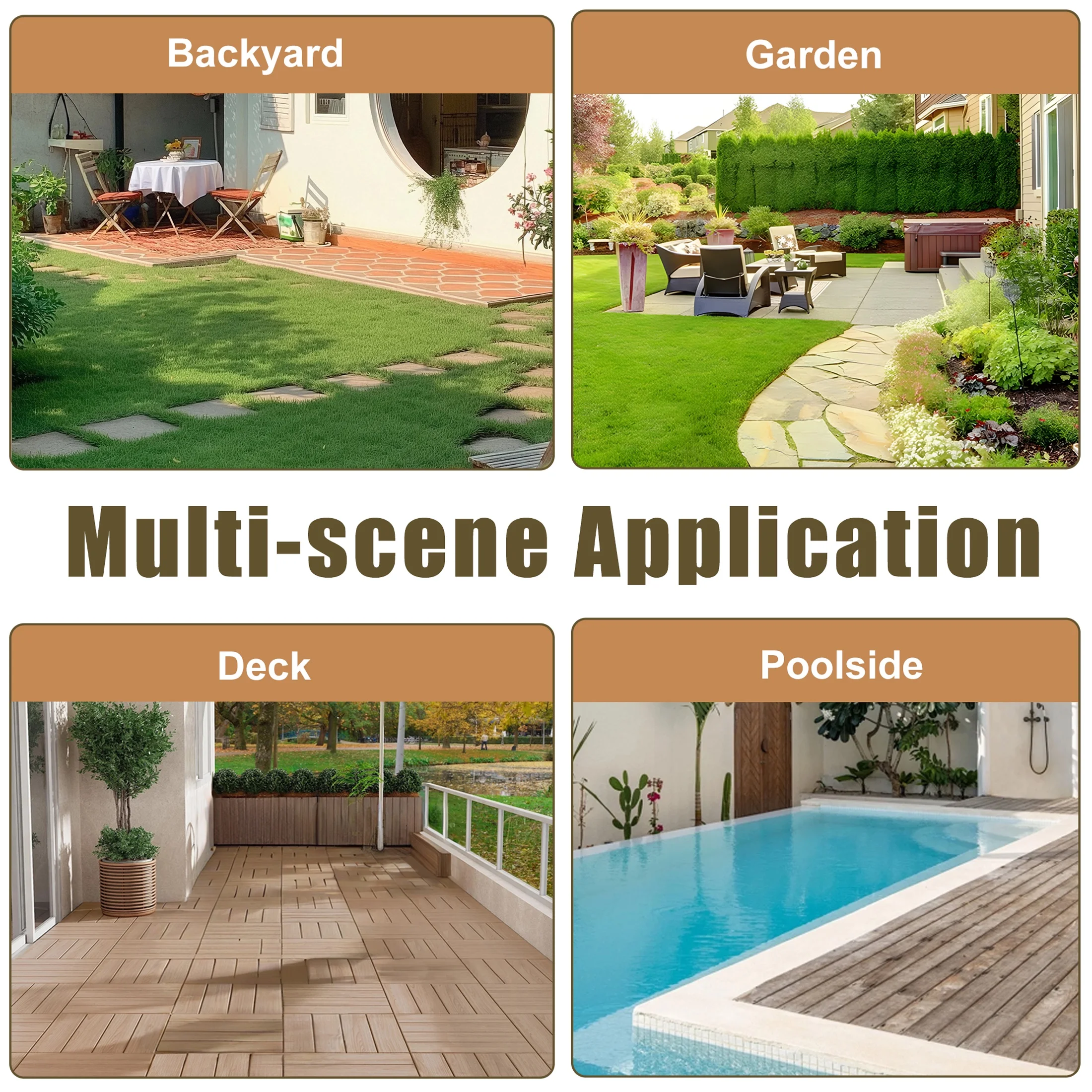 7 Piece Outdoor Dining Set, Patio Dining Table Set for 6 Persons, Garden Patio Textilene Dining Furniture Set with Plastic-Wood Tabletop, Dining Table Chairs Conversation Set for Deck Patio - Image 26
