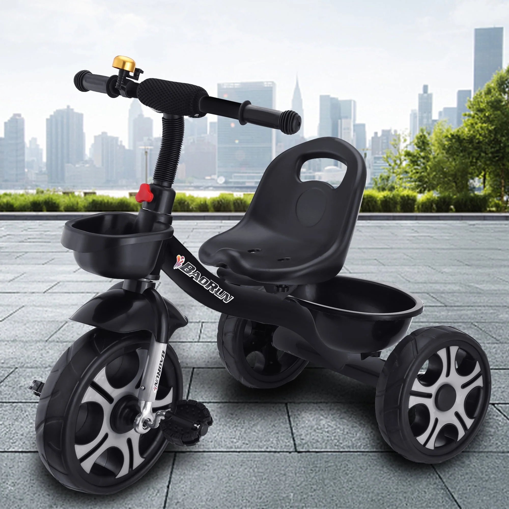 Kids Tricycles for 3-5 Years Old Boys and Girls with Storage Basket and Bell, Kids Balance Bike Riding Toys - Image 8