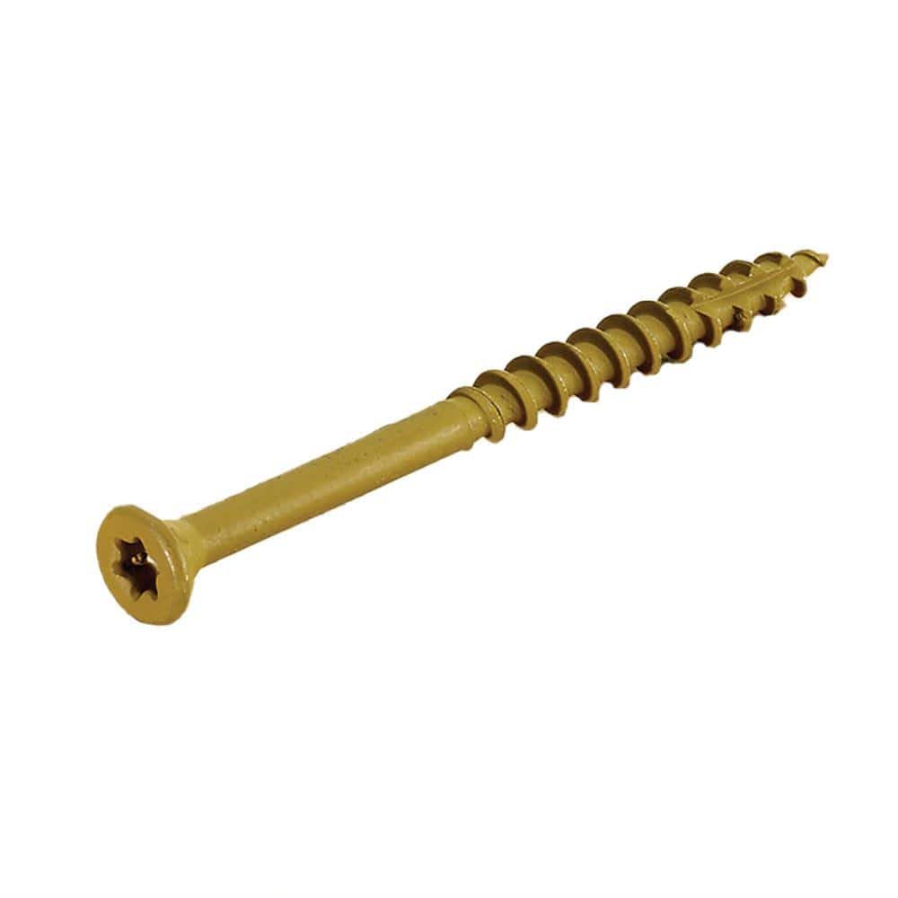 YellaWood #10 x 4 in. Star Flat Head Outdoor Deck Screw (1000 Pack)(#10 x 4 in)