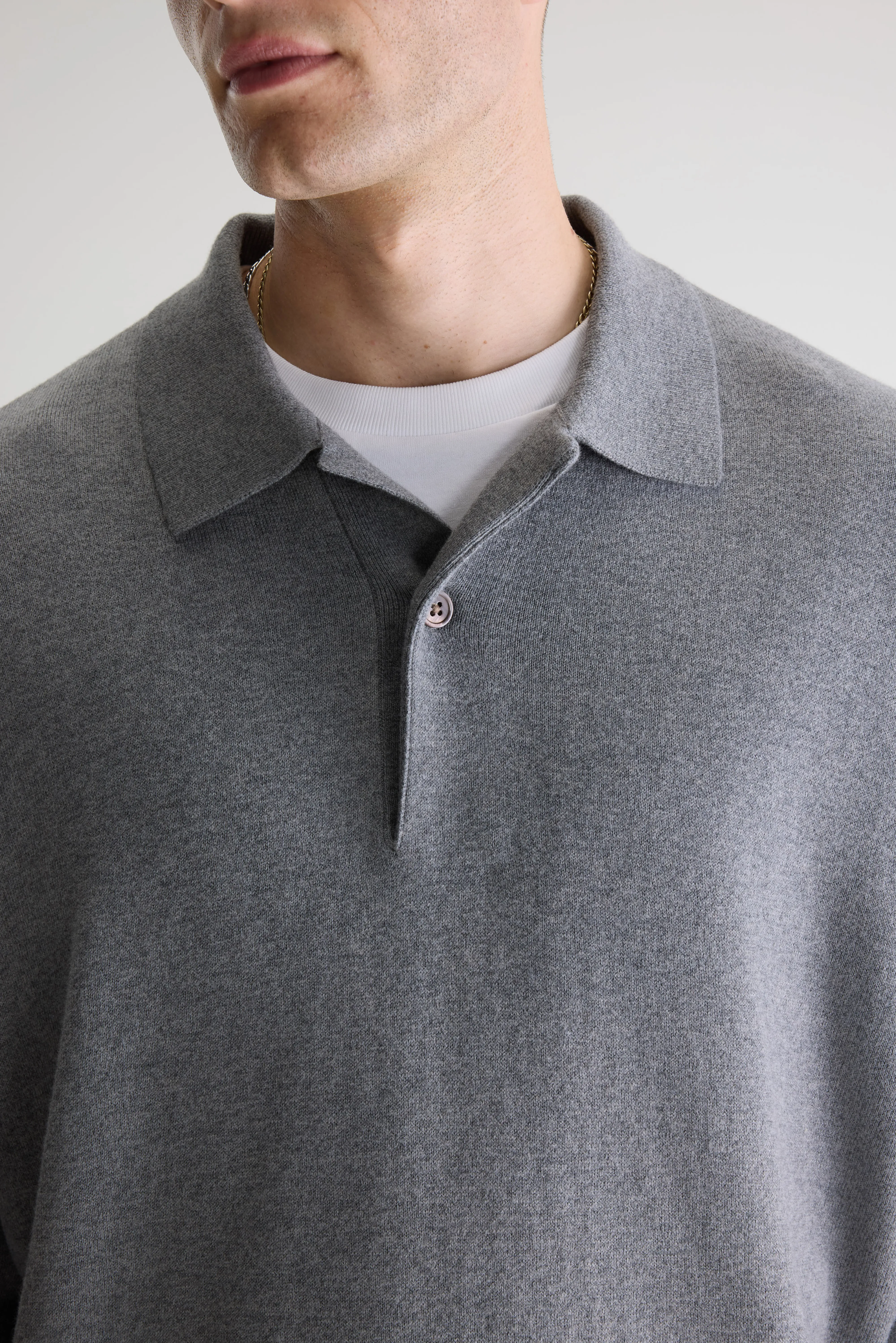 Bellerose Geobo polo neck sweater (261 / M / MID GREY)
