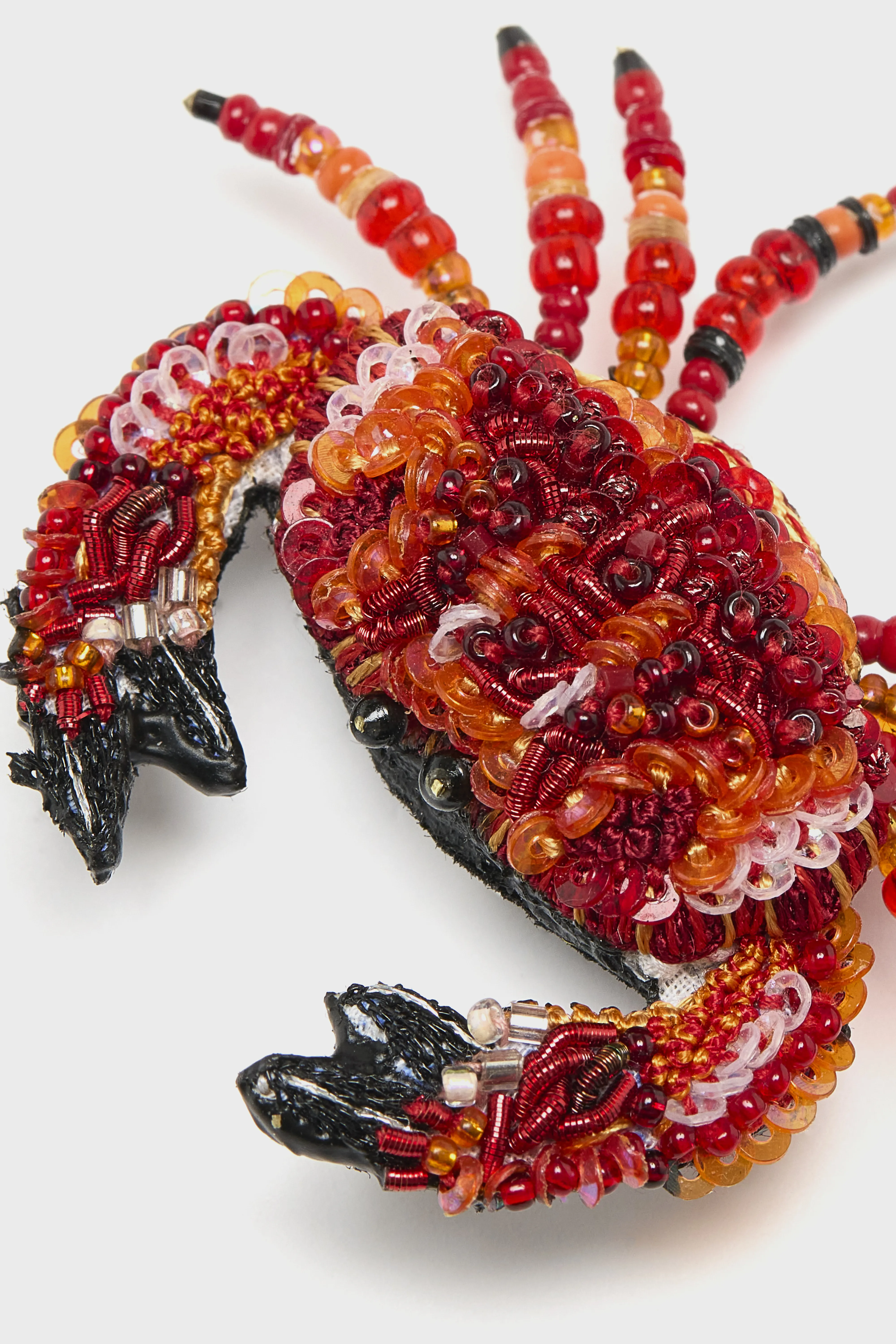 Bellerose Red Crab Brooch Pin  (261 / W / RED)