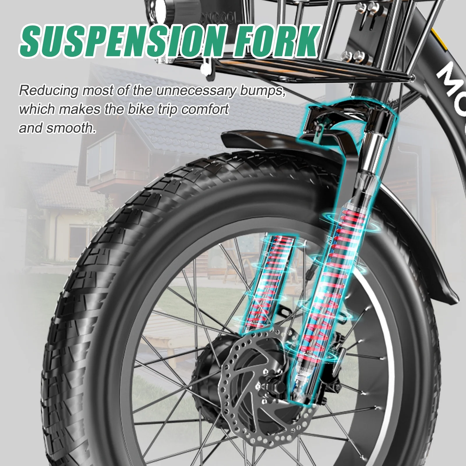 20" x 4" Fat Tire Electric Tricycle for Adult, 7 Speeds Electric Trike 48V 500W Motorized Tricycle , Electric Three Wheels Bicycle for Senior, Aluminum Frame & Rear Basket ,16mph - Image 32
