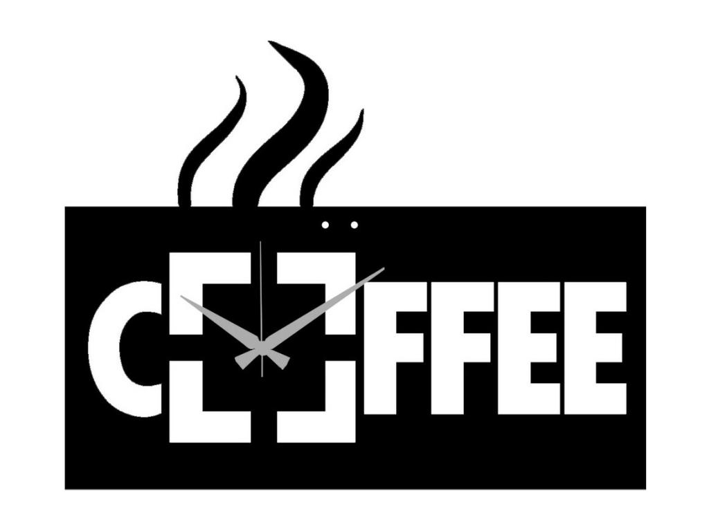 Reloj de Pared Café, Negro, 50x0,15x39 cm, Hogarlujo