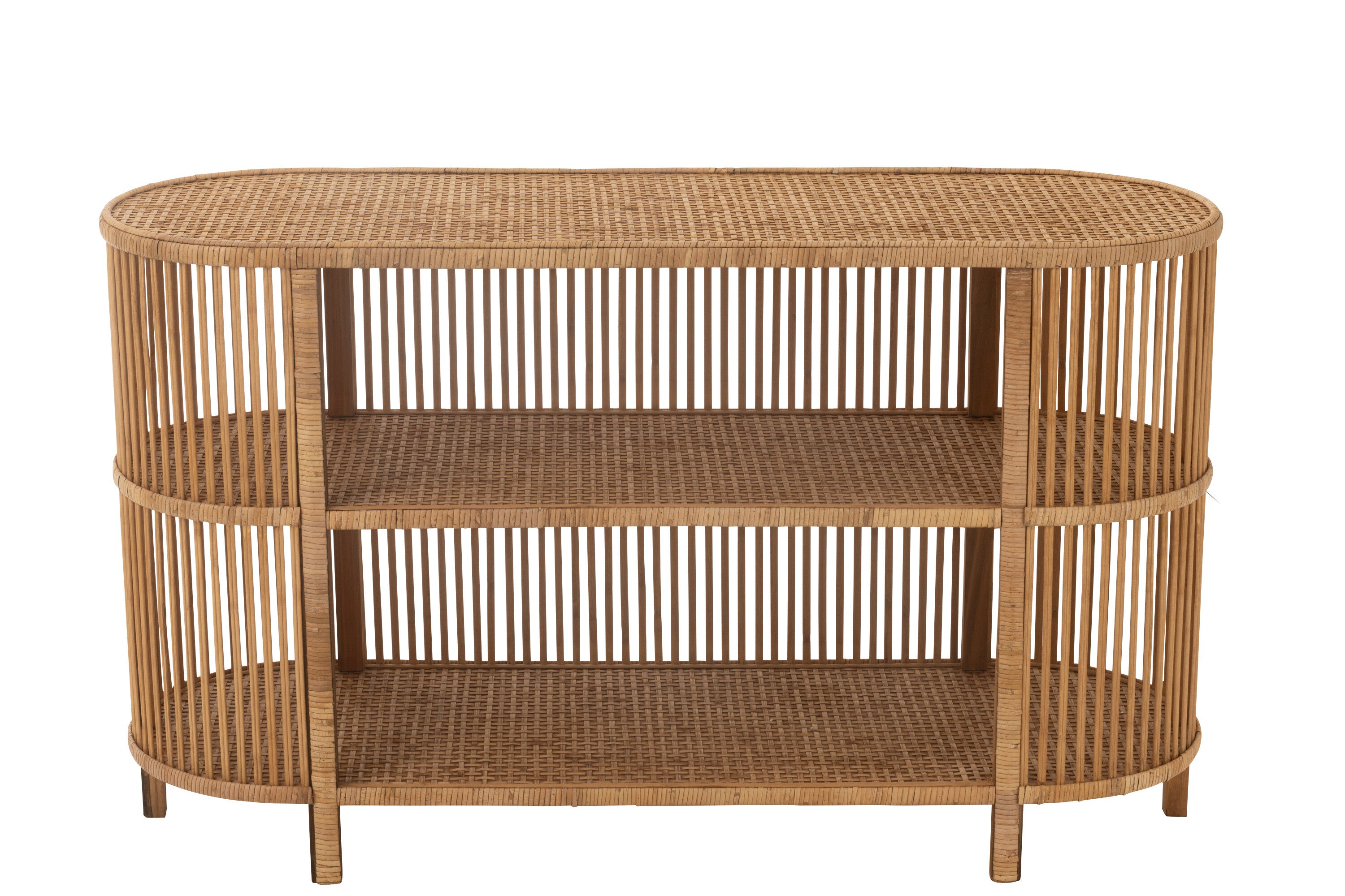 J-Line tafel Exo - bamboe rotan - naturel