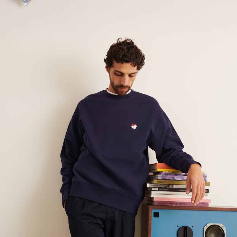 Merci - Crewneck Charles - Bleu