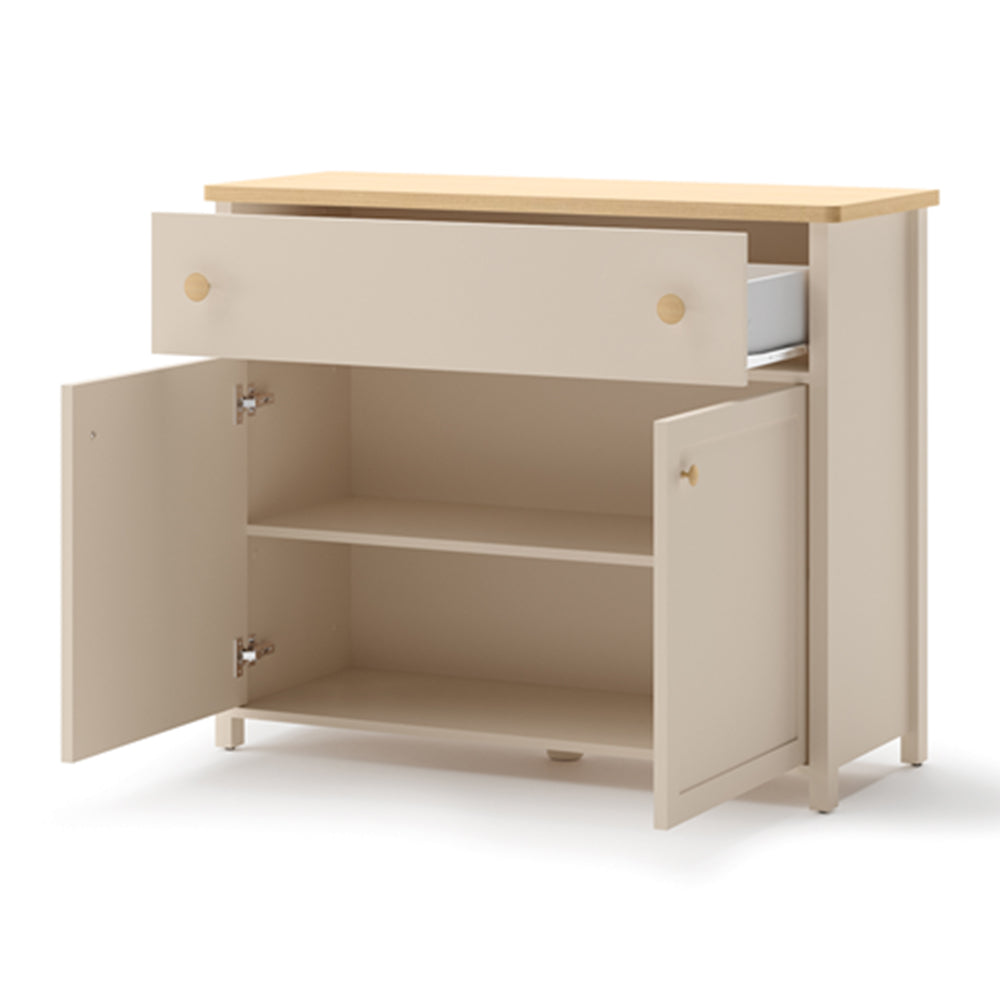 Blokker Havin Dressoir H 90 x B 110 cm - Zand / Vicenza Bleached Eiken