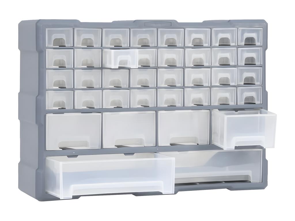 Maison Exclusive Organizador multicajones con 38 cajones 52x16x37,5 cm