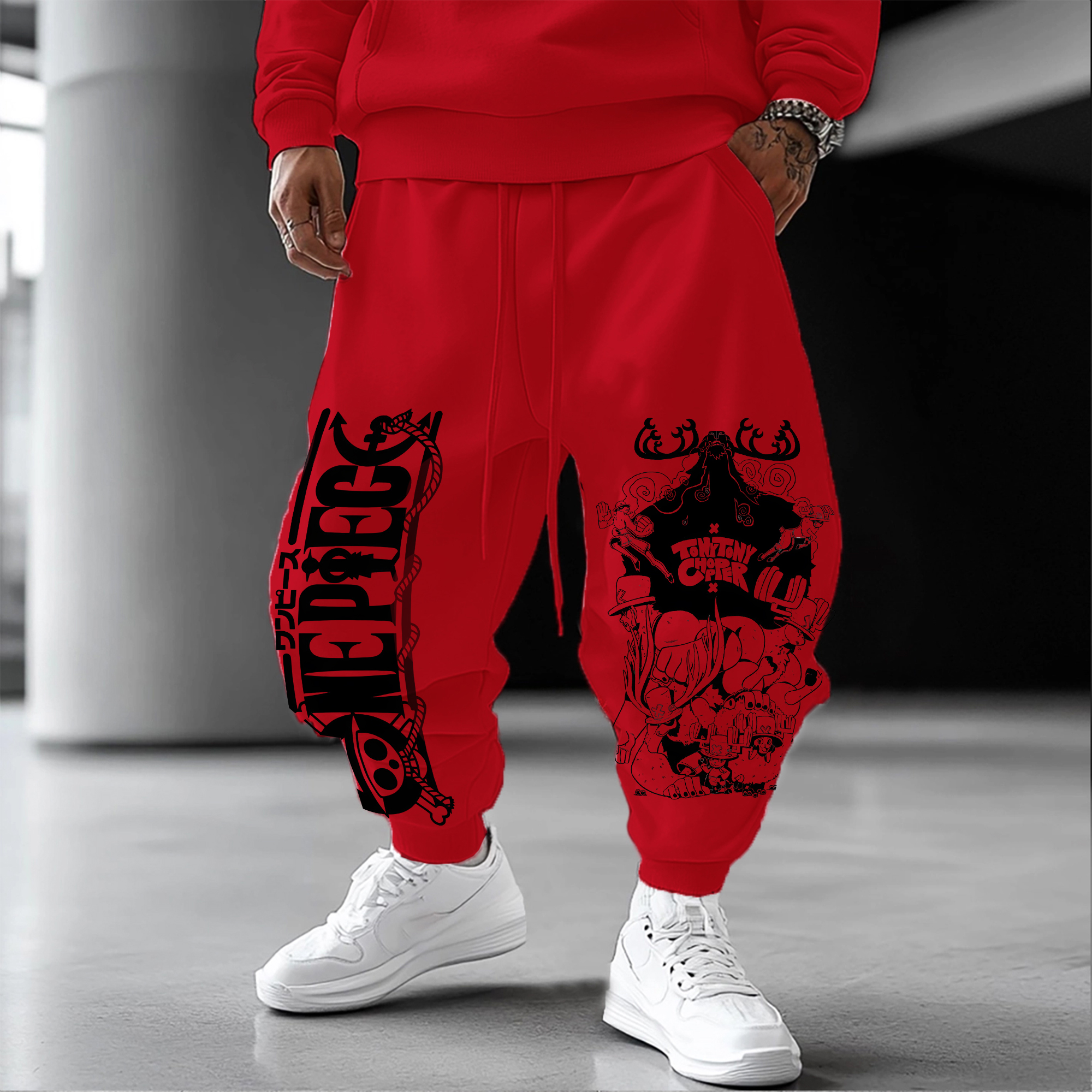 Unisex Casual Anime Streetwear Pants