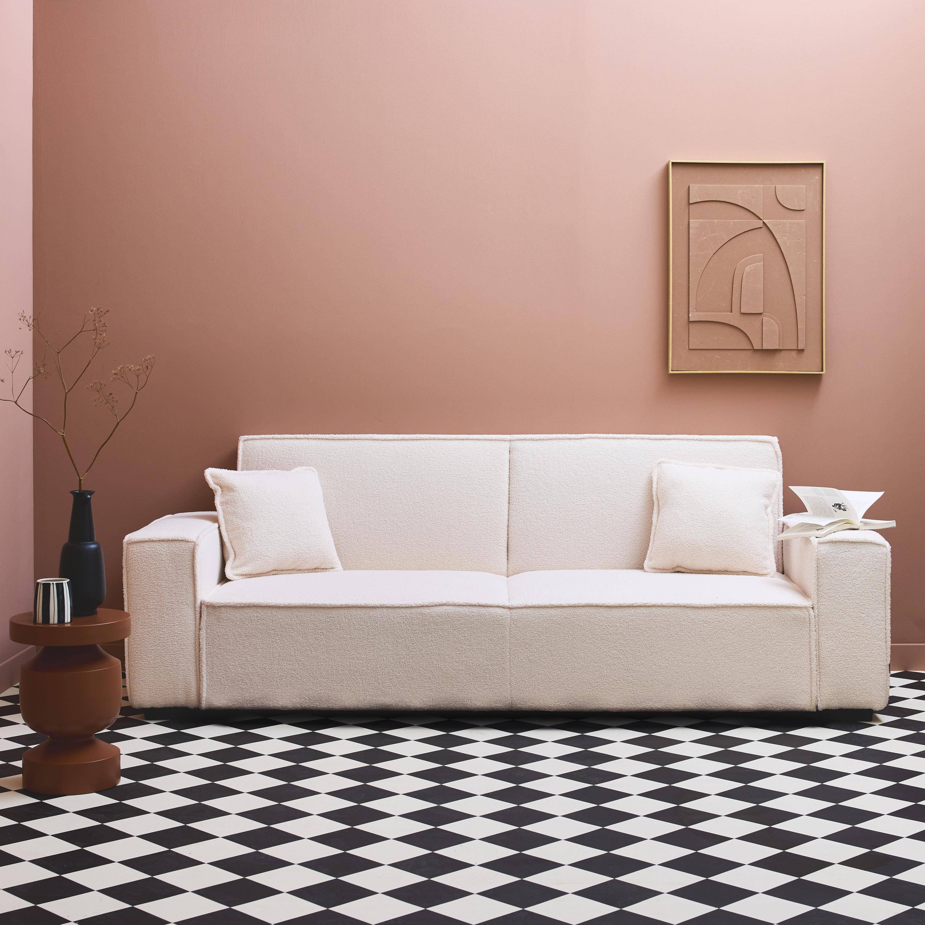Feel borreguito - Sofá cama de borreguito, 3 plazas