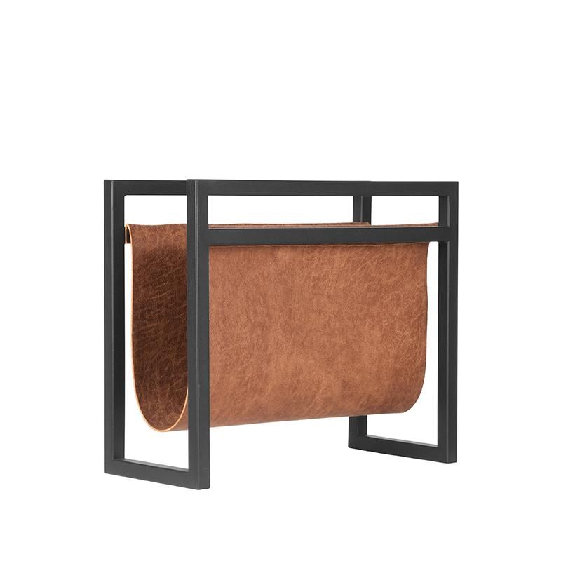 Vtw Living - Magazinehouder - Lectuurbak - Tijdschriftenrek - Leer