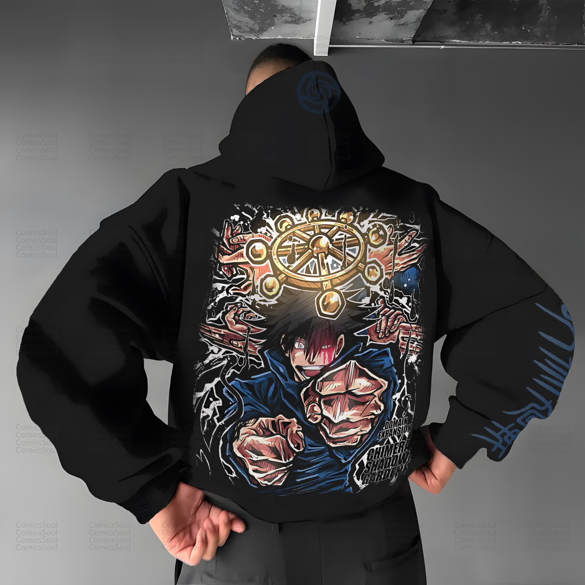 Unisex “Comicssoul” Anime Graphic Streetwear Vintage Hoodie