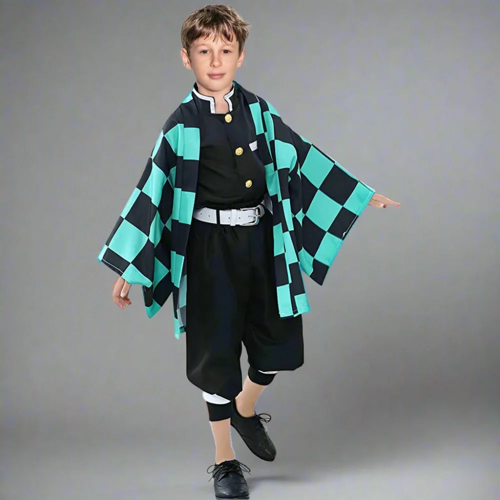 Halloween Costumes Anime Kimono Cosplay Outfit Set - Image 9 Halloween Costumes Anime Kimono Cosplay Outfit Set - Image 9